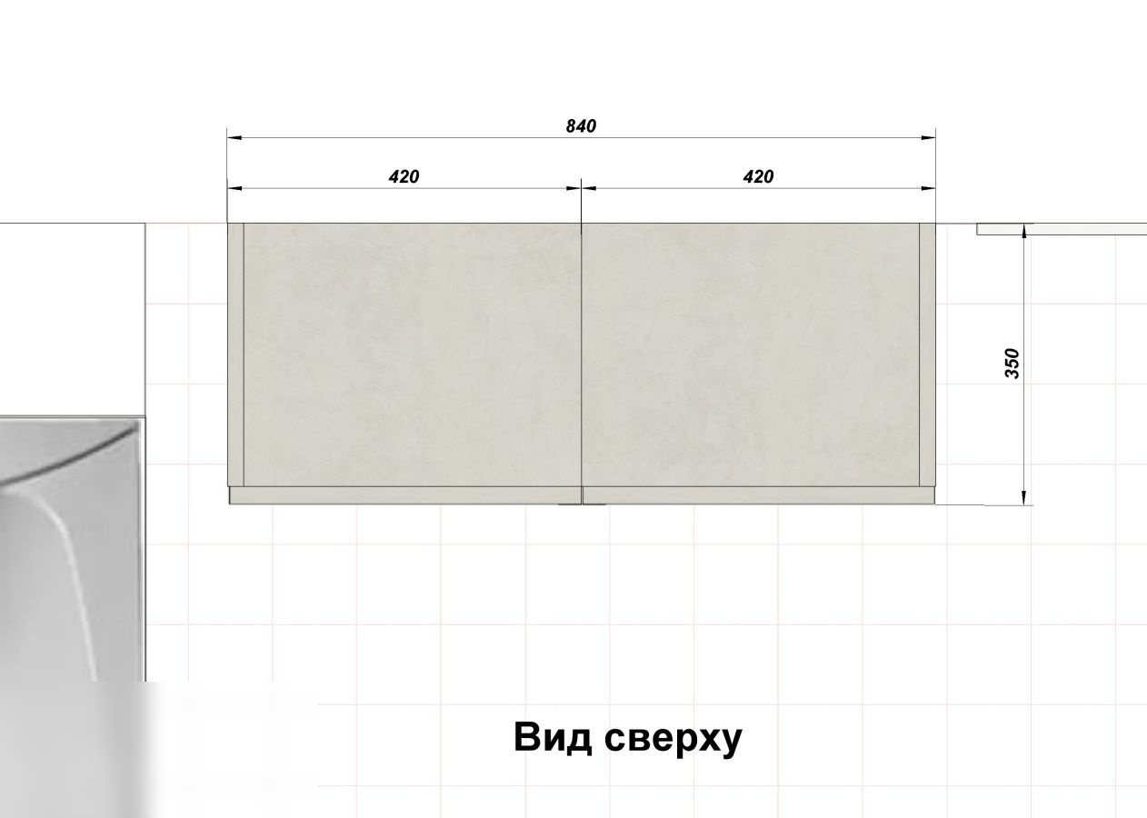 Напольный шкаф в ванную с корзиной для белья и полками для хранения — изображение 5